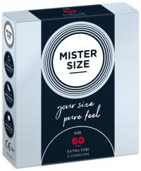 MISTER size 60 мм презервативы подходят для окружности 3 шт.