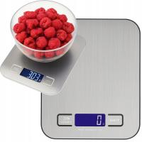 КУХОННЫЕ ВЕСЫ ИЗ НЕРЖАВЕЮЩЕЙ СТАЛИ ЭЛЕКТРОННЫЕ ЦИФРОВЫЕ ПРЕЦИЗИОННЫЕ ЖК-БЫТОВЫЕ СТАЛЬНЫЕ