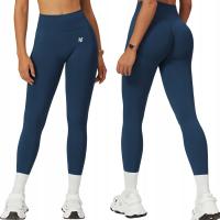 ЖЕНСКИЕ БЕСШОВНЫЕ СПОРТИВНЫЕ ЛЕГГИНСЫ С ВЫСОКОЙ ТАЛИЕЙ ИЗ НАТУРАЛЬНОЙ GYMRIVAL