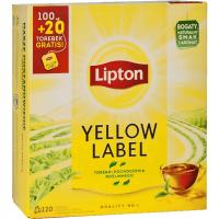 Экспресс-чай LIPTON YELLOW LABEL 120 пакетиков