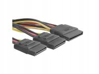 Qoltec SATA женский сплиттер кабель 2хженский 0.2