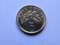 SINGAPUR SINGAPURA 5 CENTS 2010 ROK !!!!!!!!! 1714