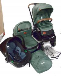 Wózek 3w1 Lionelo LO-MIKA green forest