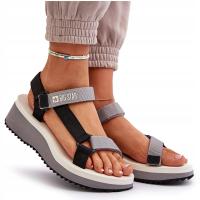 Big Star sandały damskie NN274A054 koturn