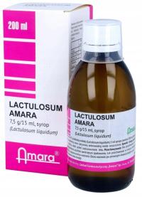 Lactulosum Amara syrop 200ml zaparcia encefalopatia