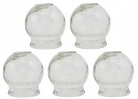 BAŃKA SZKLANA OGNIOWA ROZMIAR 1 (30MM) - 5 SZTUK