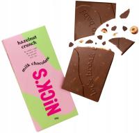 NICK'S HAZELNUT CRUNCH MILK CHOCOLATE 75G