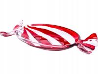 Декоративная стеклянная витрина / Декоративная тарелка-конфеты 20 x 9,5 x 2,5 см