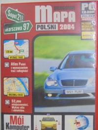 DROGOWA MAPA Polski 2004 | na komputer PC