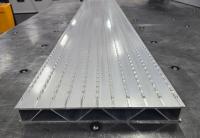 Panel aluminiowy frezowany 2000x340x40mm Najazd Deska podłogowa frezowana