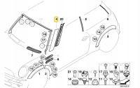 MINI R50 R52 R53 osłona słupka A lewa 7128157 OE