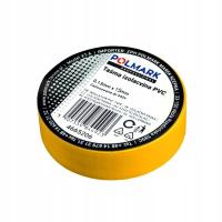 Taśma elektroizolacyjna Polmark 15 mm x 10 m żółta
