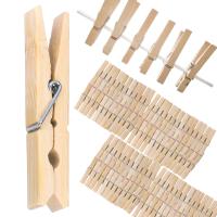 Прищепки для белья деревянные бамбуковые прищепки X100 экологически чистые прочные