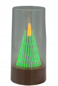 Wkład LED DO Zniczy Świeca Led Choinka Święta Boże Narodzenie 12,5CM !