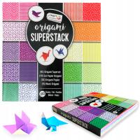 Бумага оригами 15x15 см цветная с инструкциями для детей 180 ark 70gsm