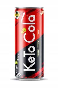 Napój KETO Cola ze stewią i BCAA 0 kcal BEZ CUKRU wegańska 330ml LAPERVA