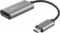 Przejściówka USB typ C - HDMI Trust 23774 20 cm szara