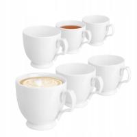 Чашки элегантный дизайн фарфор MariaPaula Белый 350 мл 6 шт.