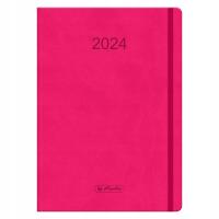 Еженедельный календарь A5 для заметок Блокнот гибкий Блокнот розовый 2024