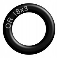 Уплотнительное кольцо 18X3 NBR70 резиновое маслостойкое (1 шт.)