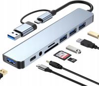 Hub USB Trust Halyx Aluminium USB/ 4x USB 3.2 Gen1 - srebrny