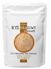 RYŻ BASMATI brązowy 1kg naturalny Bioswena jakość PREMIUM