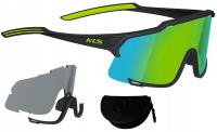 Велосипедные очки Kellys DICE BLACK LIME S1 S3