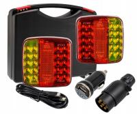 Lampa LED bezprzewodowa Carmotion 26 LED 12/24V na przyczepę 2 szt.