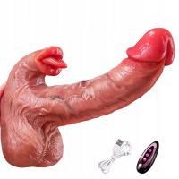 22 см искусственный пенис вибратор реалистичный фаллоимитатор с присоской с подогревом