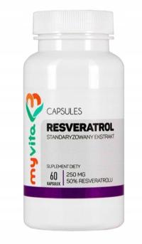 MyVita, Resveratrol, 60 kapsułek
