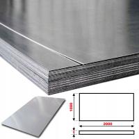 BLACHA STALOWA PEŁNA ZIMNOWALCOWANA GAT DC01 SUROWA 1000 x 2000 mm Gr. 1 mm