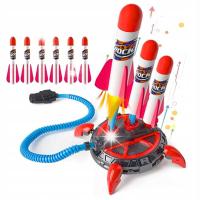 WYRZUTNIA RAKIET PIANKOWYCH POMPKA KATAPULTA 6 RAKIET WYSOKO LATAJĄ 30m