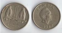 ZAMBIA 1989 1 KWACHA