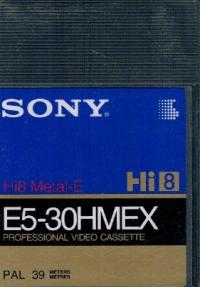 Professional video cassette Sony E5-30HMEX