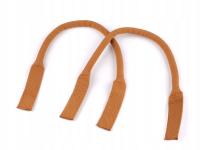 Rączki do torebki tekstylne BRĄZOWE