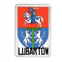 magnes akrylowy herb Lubartów
