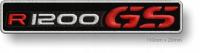 BMW R1200GS naszywka termo haft 110mm x 20mm