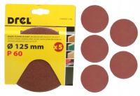 Абразивные диски P 60 наждачная бумага для шлифовальной машины 125 мм липучка диск 5X