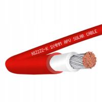 KABEL PRZEWÓD SOLARNY CZERWONY 4mm2 FOTOWOLTAIKA PANELE SOLAR MIEDZIANY