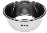 MISKA STALOWA Głęboka KUCHENNA STAL NIERDZEWNA 34 cm