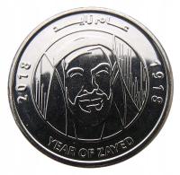 UAE - ZEA 1 DIRHAM 2018 YEAR OF ZAYED MENNICZA