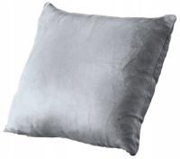 Poszewka welurowa 40x40 jasno szara