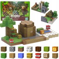 KLOCKI MAGNETYCZNE SZEŚCIANY 6 FIGUREK CRAFT BLOKI PIKSELE 200 PREZENT