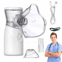 INHALATOR NEBULIZATOR DLA DZIECI DOROSŁYCH PRZENOŚNY BEZPRZEWODOWY SIATECZK