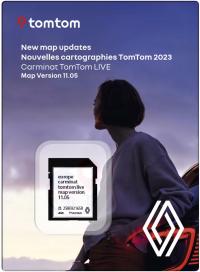 Nowa mapa radary TomTom Renault Carminat LIVE 11.05 2023/2024 (karta SD)
