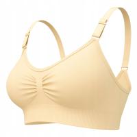 Biustonosz do karmienia Przyszła Mama miękki bez fiszbin beżowy