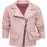 Куртка ramoneska мягкая пудровый розовый кожа эко замша сумка 158
