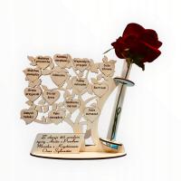 Prezent na urodziny 18-99 grawer drzewo personalizacja - polskie rękodzieło