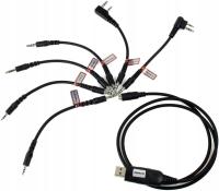 Retevis Kabel programujący USB 6w1 z 6 adapterami