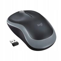 Мышь беспроводная серая Logitech M185 оптический датчик на батарейках